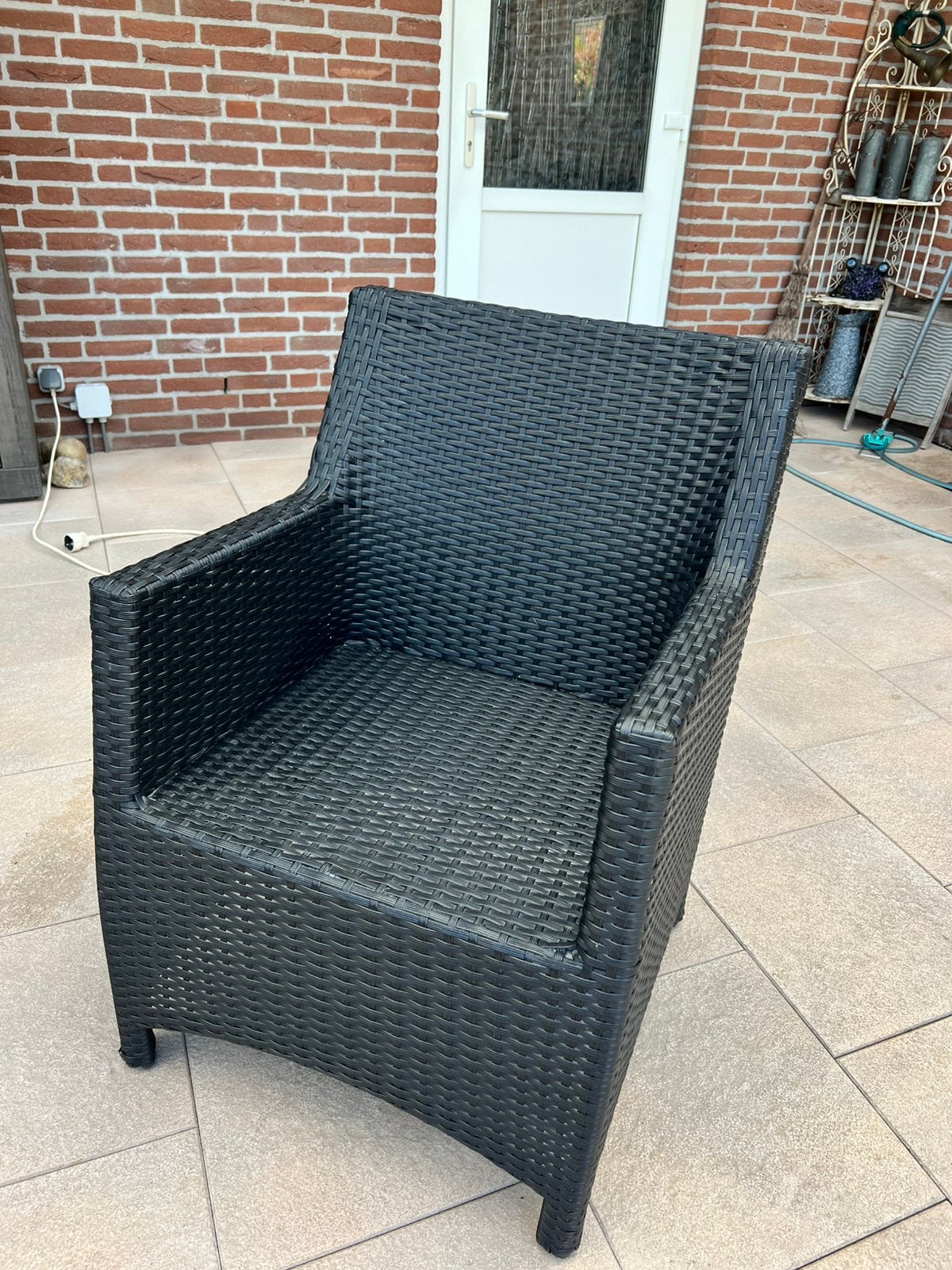 Tuinstoelen(wicker)PR design  6, Ophalen, Gebruikt, Kunststof