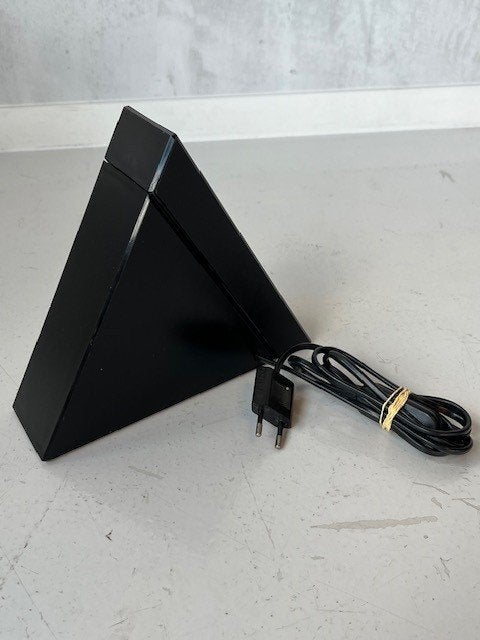 Delta tafellamp Mario Bertorelle vintage lamp jaren 80, Overige merken, Gebruikt, Zwart, .