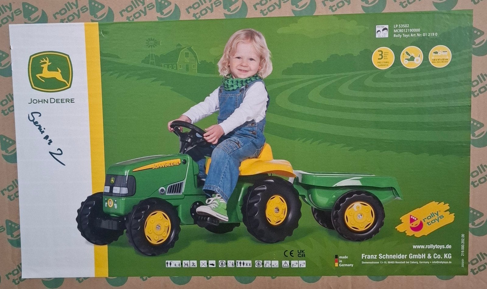 speeltractor john deere, Ophalen of Verzenden, Nieuw