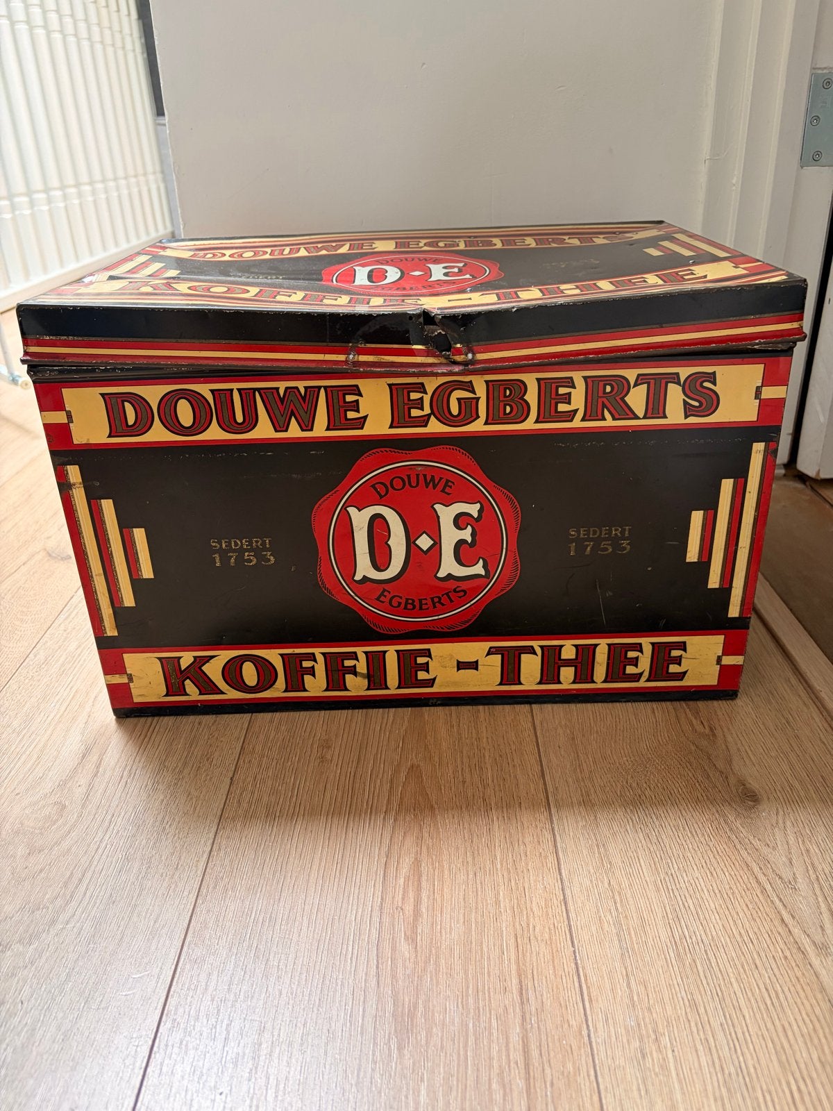 Vintage Douwe Egberts Koffie-Thee Blik, Ophalen