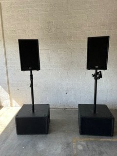 KS Audio actieve CPA 1 top en CPA B  actieve subwoofer, Ophalen, Gebruikt, Audio