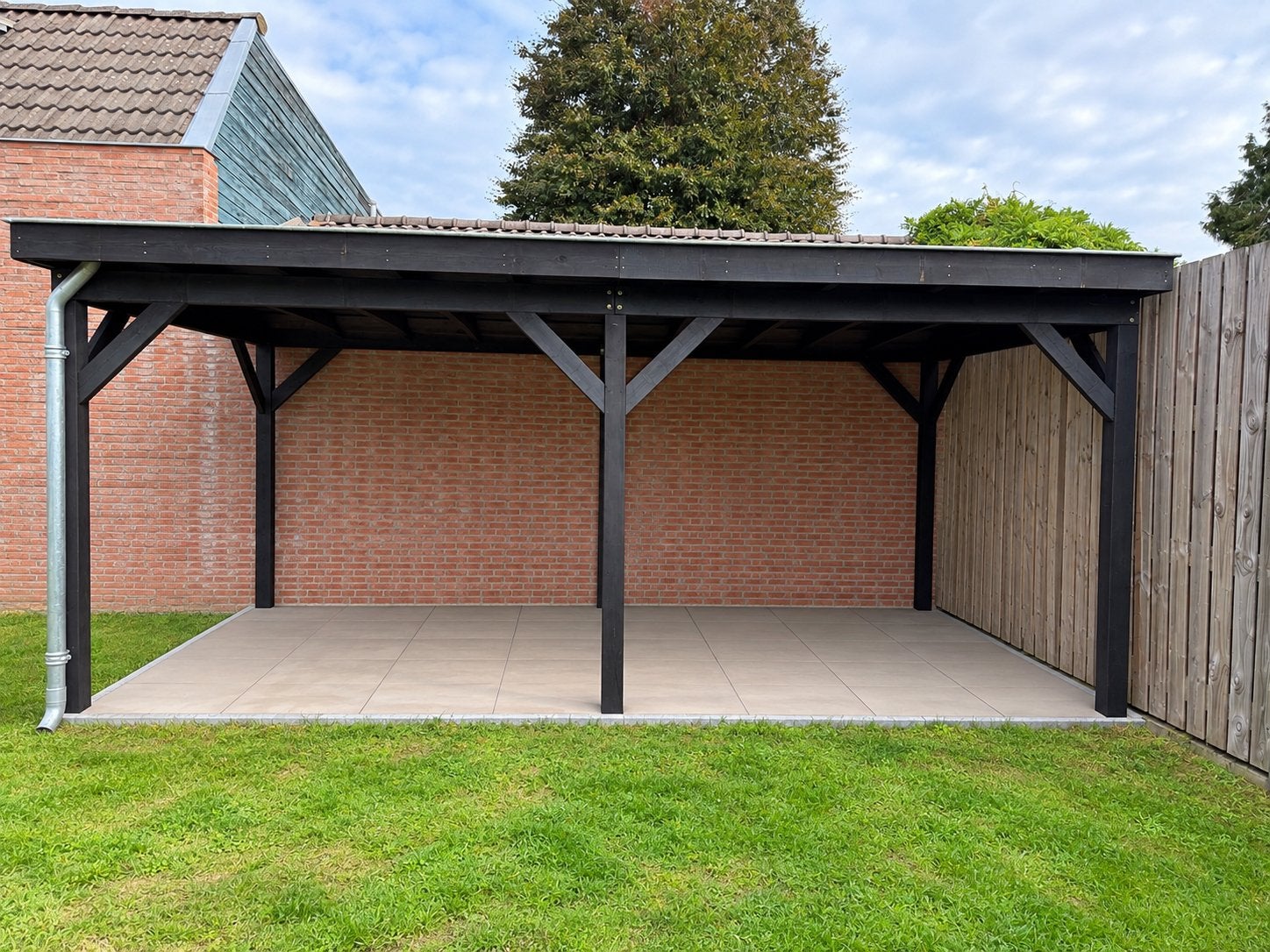 Overkapping 6x3 meter, Tuin en Terras, Ophalen, Gebruikt, Veranda