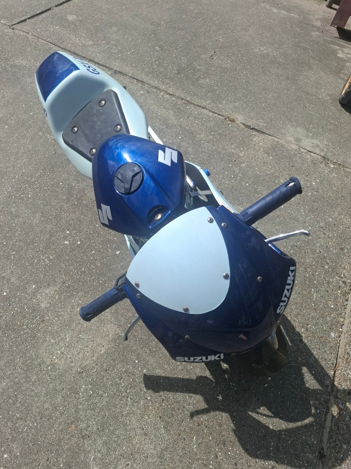 Suzuki GSX-R49 Minibike - Opknapper, Fietsen en Brommers, Minibikes, Midibikes en Pitbikes, Ophalen, Gebruikt, Overige typen, 50 cc