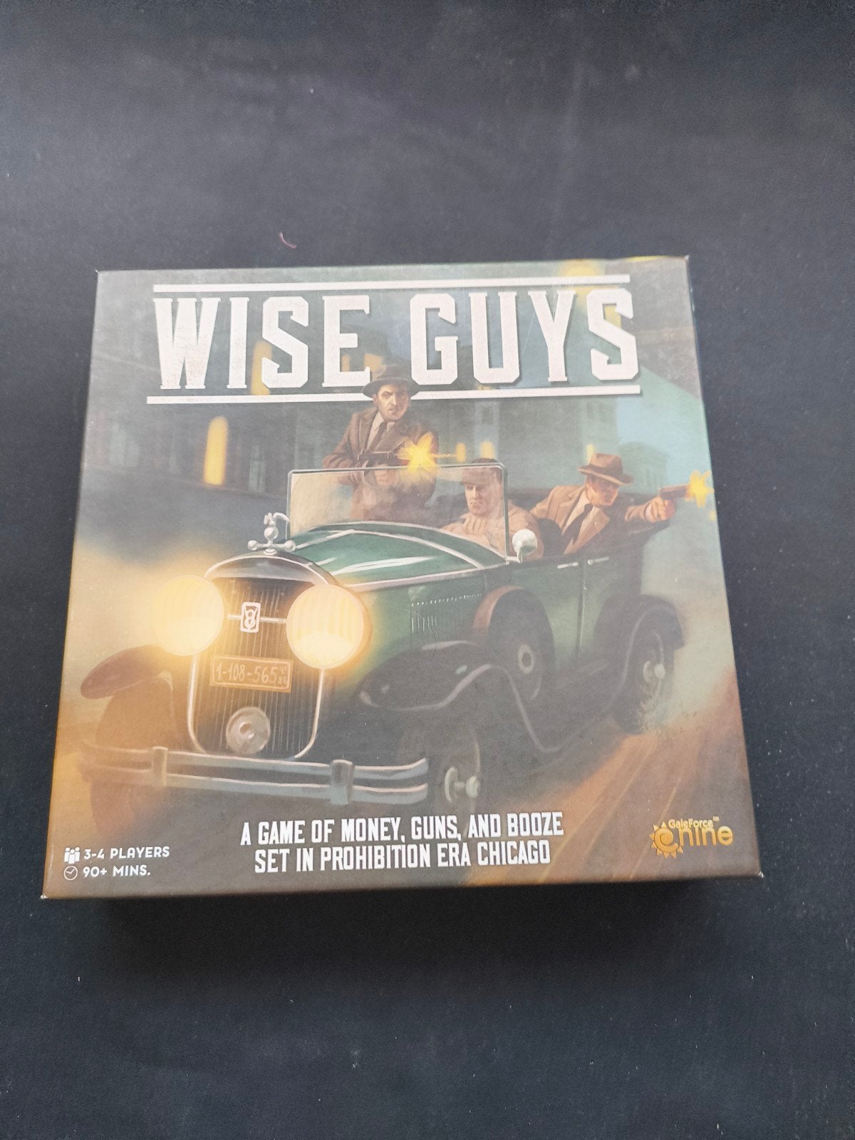Wise Guys Bordspel - Misdaad en Maffia in Chicago, Drie of vier spelers, Ophalen of Verzenden, Gebruikt, Gale Force Nine