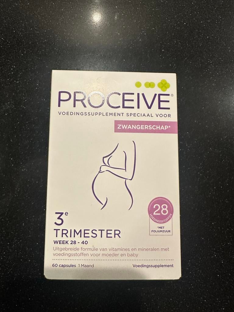 Proceive Zwangerschap 3e trimester - 60 capsules, Boeken, Ophalen of Verzenden, Nieuw, Zwangerschap en Bevalling