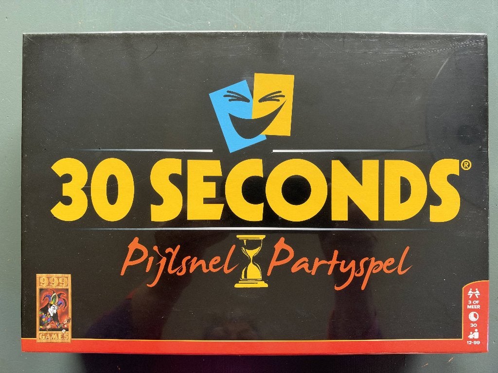 30 Seconds partyspel (nieuw in originele verpakkingsfolie), Drie of vier spelers, Ophalen of Verzenden, Nieuw, 999 Games