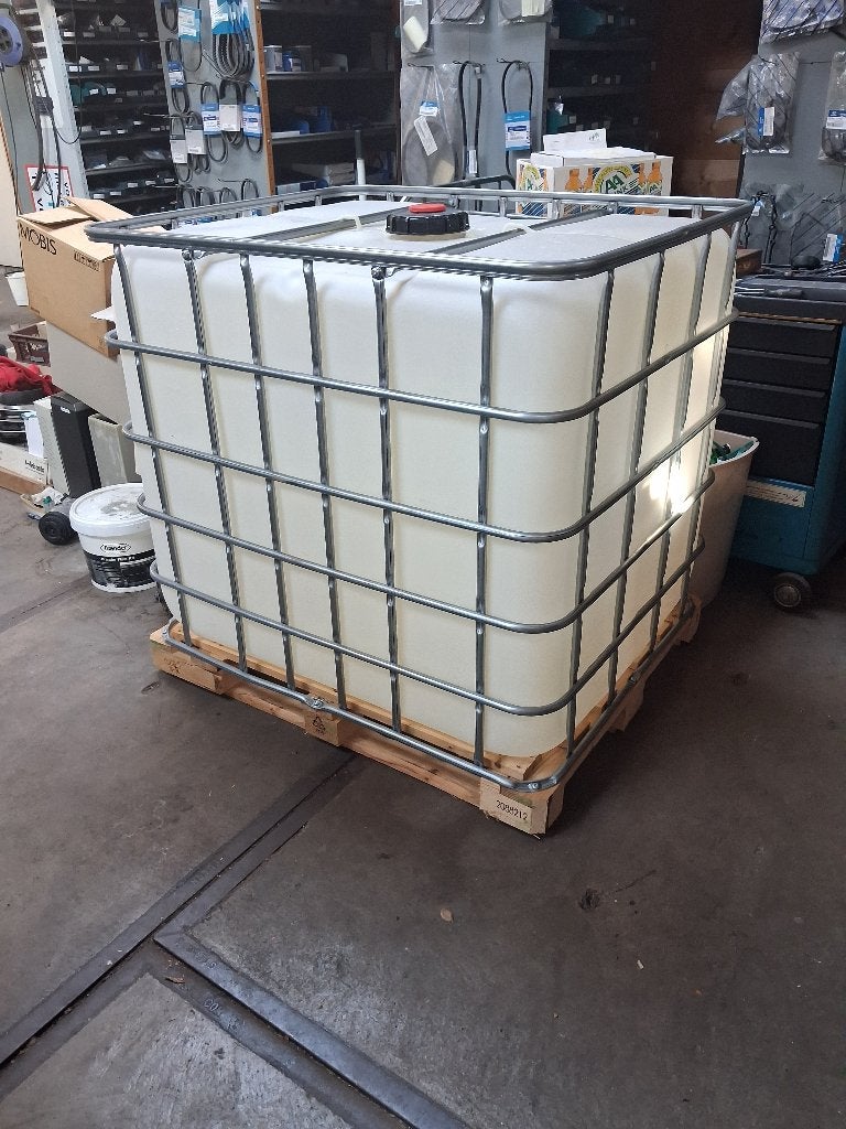 Gebruikte IBC met kraan, 150 liter of meer, Ophalen, Gebruikt, Met kraantje