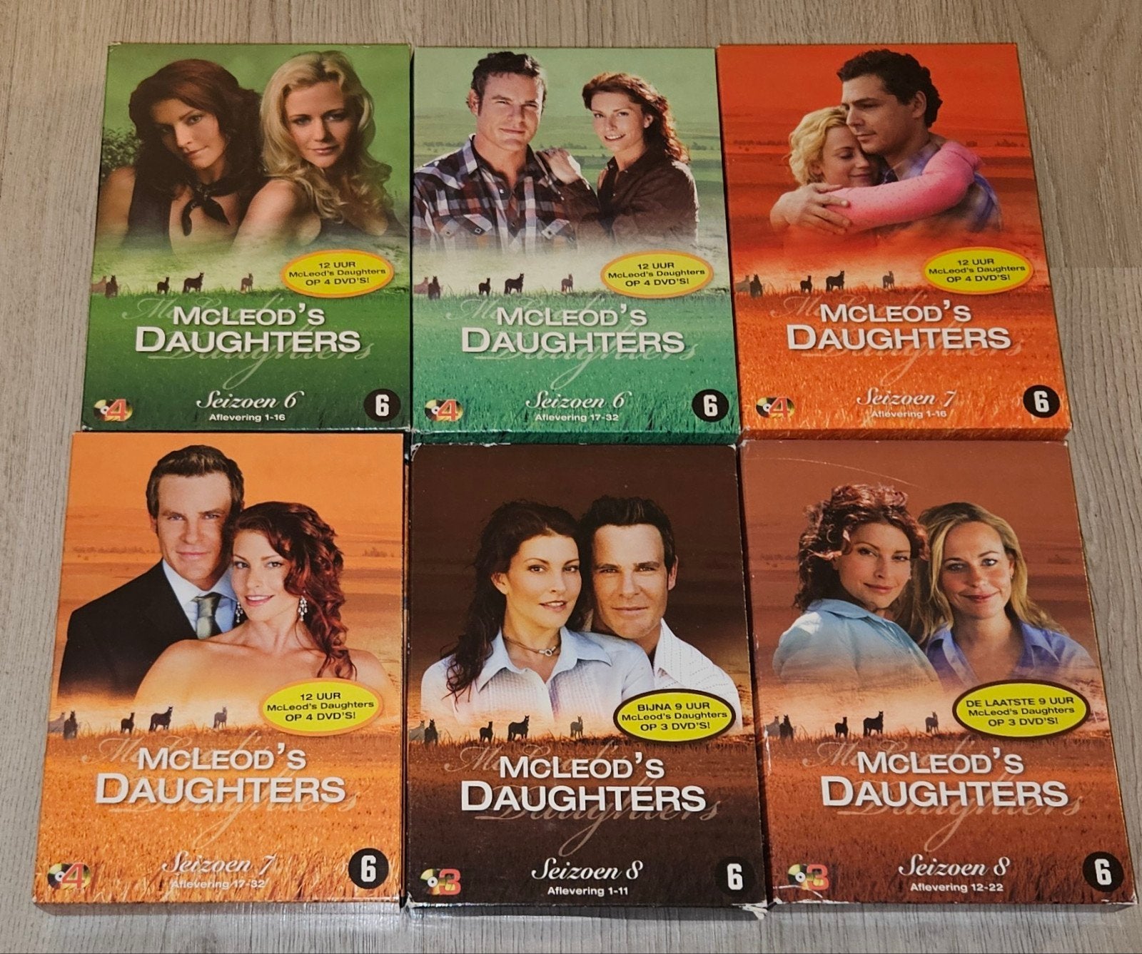 McLeod's Daughters DVD Boxsets - Alle 8 Seizoenen, Seizoen 3, Gebruikt, Drama, Ophalen of Verzenden