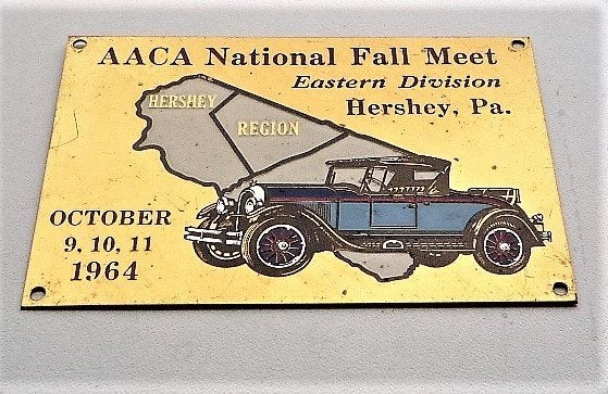 Amerikaanse oldtimer treffen badge 1964., Ophalen of Verzenden, Zo goed als nieuw, Auto's