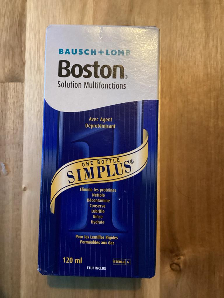 Bausch-Lomb Boston Simplus Vloeistof voor harde lenzen, Ophalen of Verzenden, Nieuw, Ogen, Reiniging
