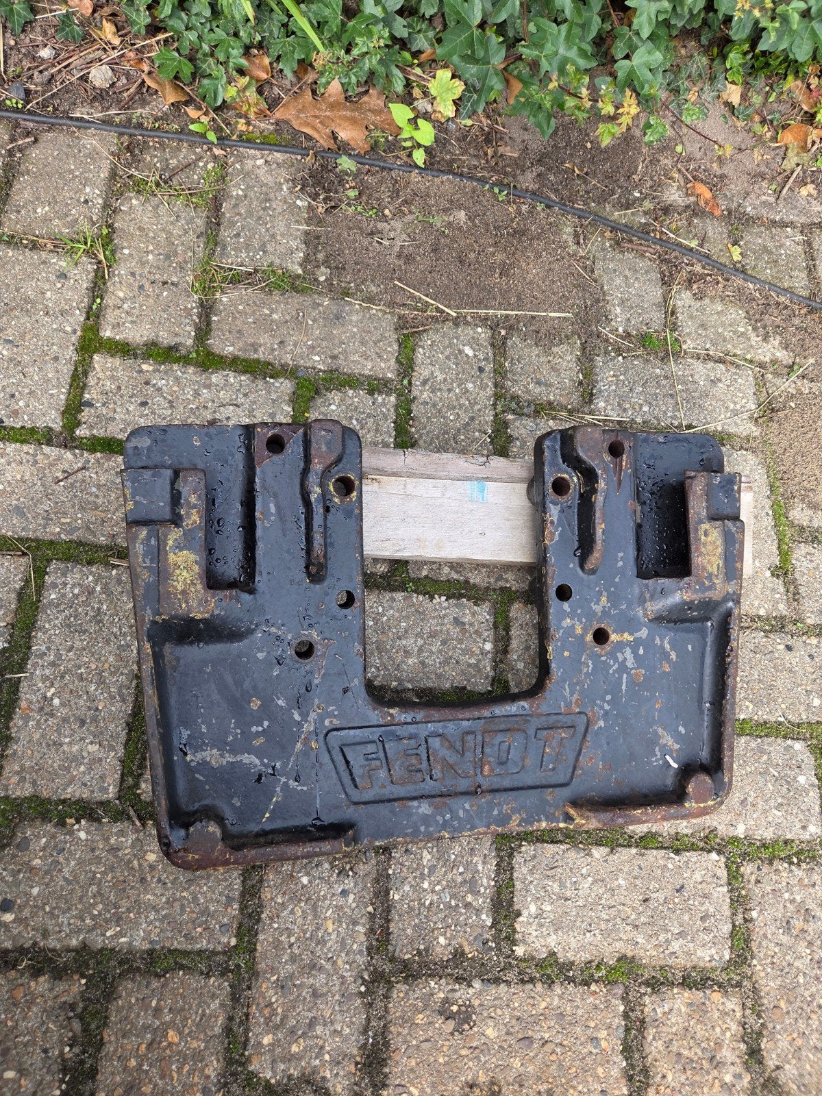 Fendt gewicht frontgewichten, Ophalen