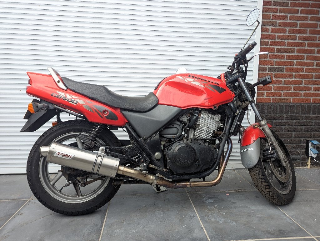 Honda CB500 Twin (1995) - Project / Loop of Sloop, 2 cilinders, Gebruikt, Particulier, Sportuitlaat