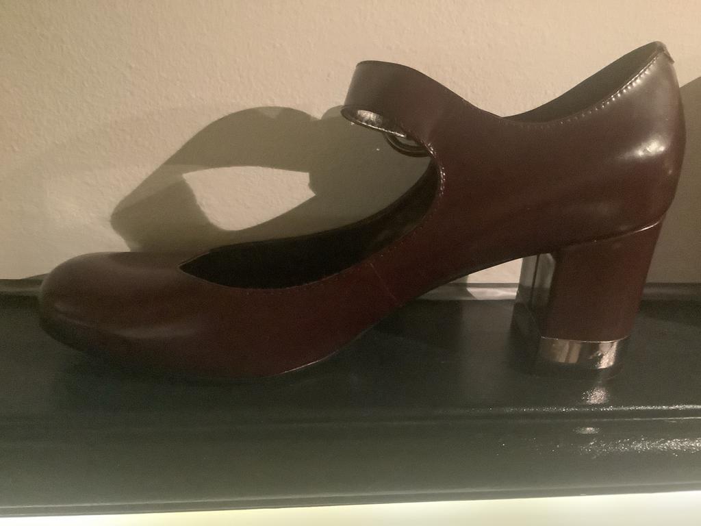 Nine West bordeaux rood lederen (dans)schoenen, maat 37, Ophalen of Verzenden, Nieuw, Rood, Dansschoenen
