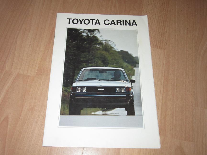 Toyota Carina brochure, Verzamelen, Verzenden, Gebruikt, Auto's