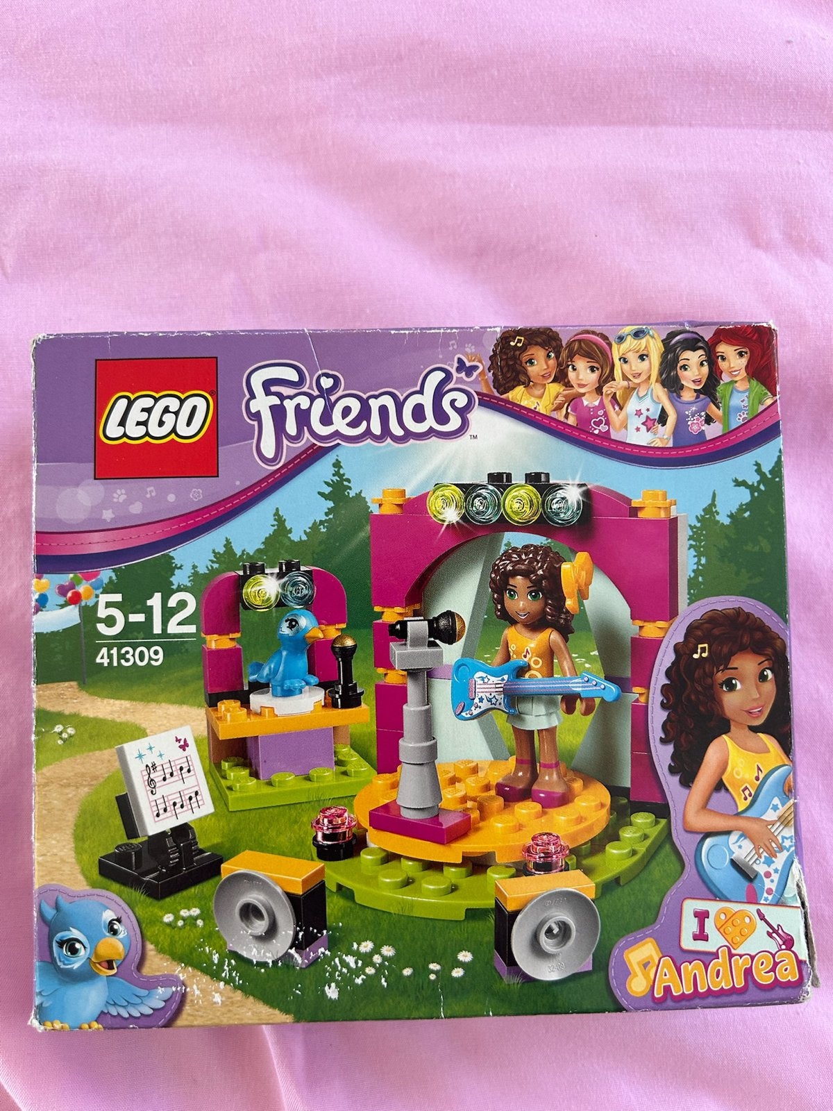 Lego Friends Andrea's Podium (41309) - Complete set, Gebruikt, Lego, Friends, Ophalen of Verzenden