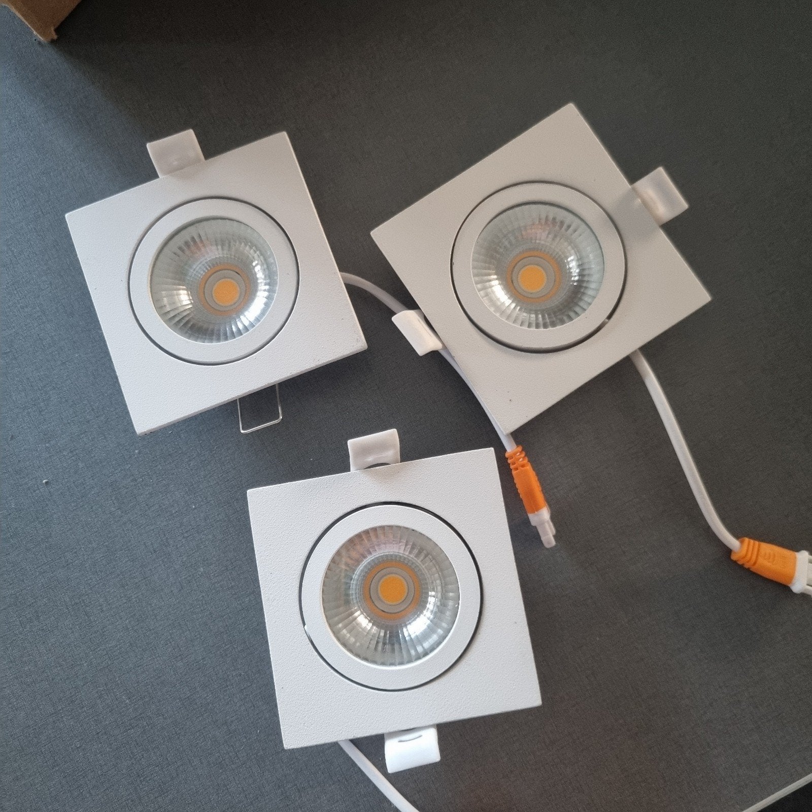 3x Macbright VERA 5W LED inbouwspots dimbaar 2700K, Metaal, Wit, Overige merken, Nieuw