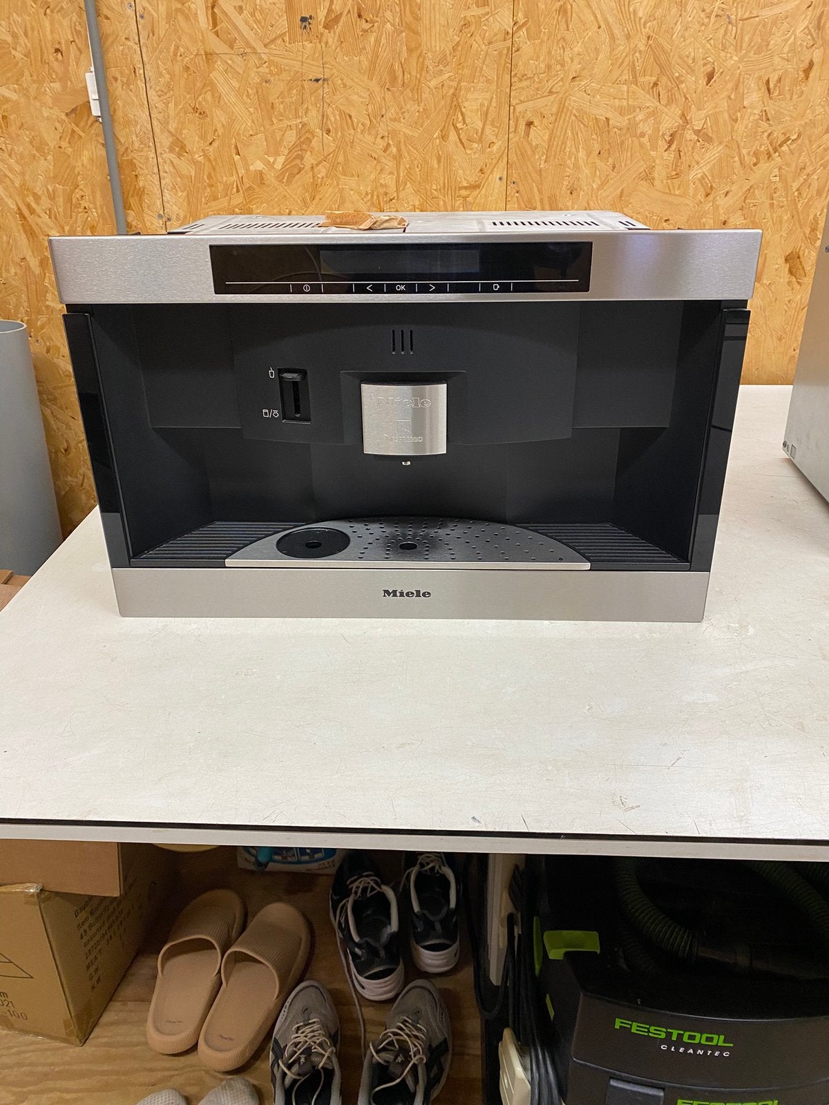 Miele  CVA 3660 inbouw koffiemachine, Gebruikt, Espresso apparaat, 10 kopjes of meer, Ophalen of Verzenden