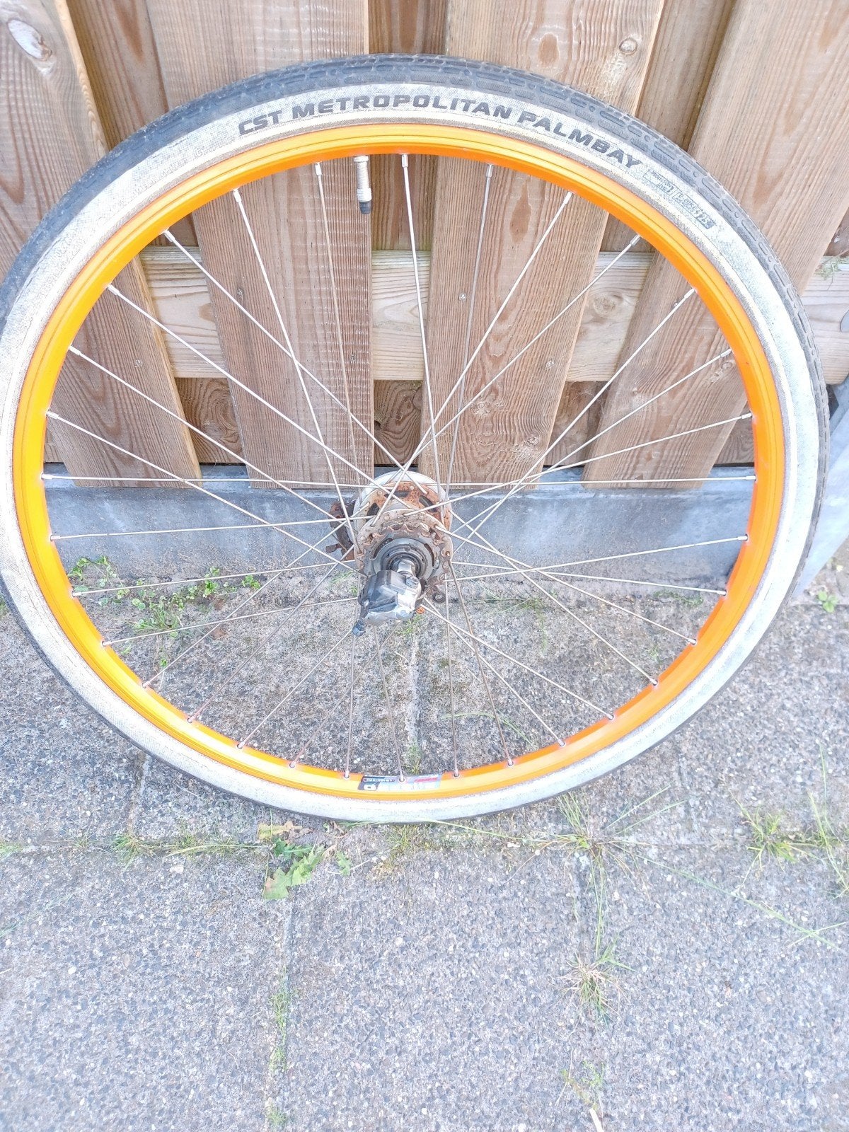 Gazelle Heavy Duty achterwiel, Gebruikt, Aluminium, Gazelle, Ophalen