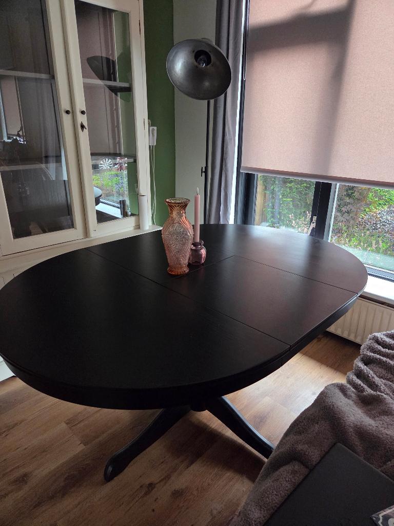 Eetkamertafel, Ophalen, Gebruikt, 100 tot 150 cm, Rond
