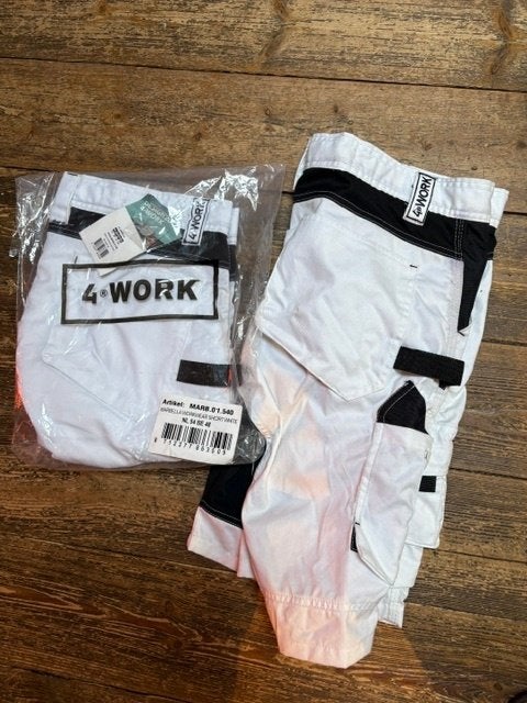 2 maal schilderskleding 4 work 54  marbella Workwear short, Ophalen of Verzenden, Nieuw