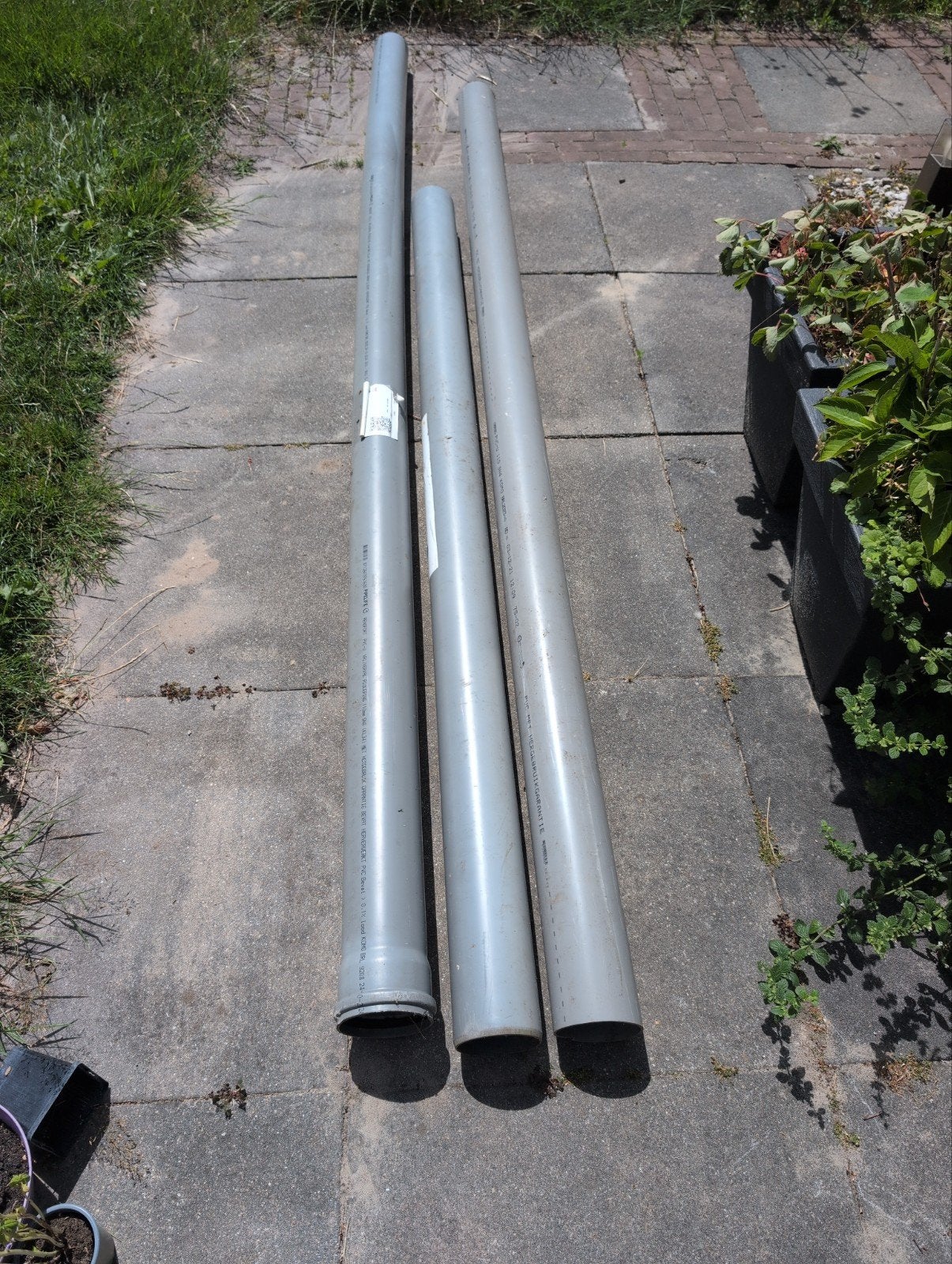 PVC buizen 110 mm - diverse lengtes, Doe-het-zelf en Verbouw, Buizen en Afvoer, Ophalen