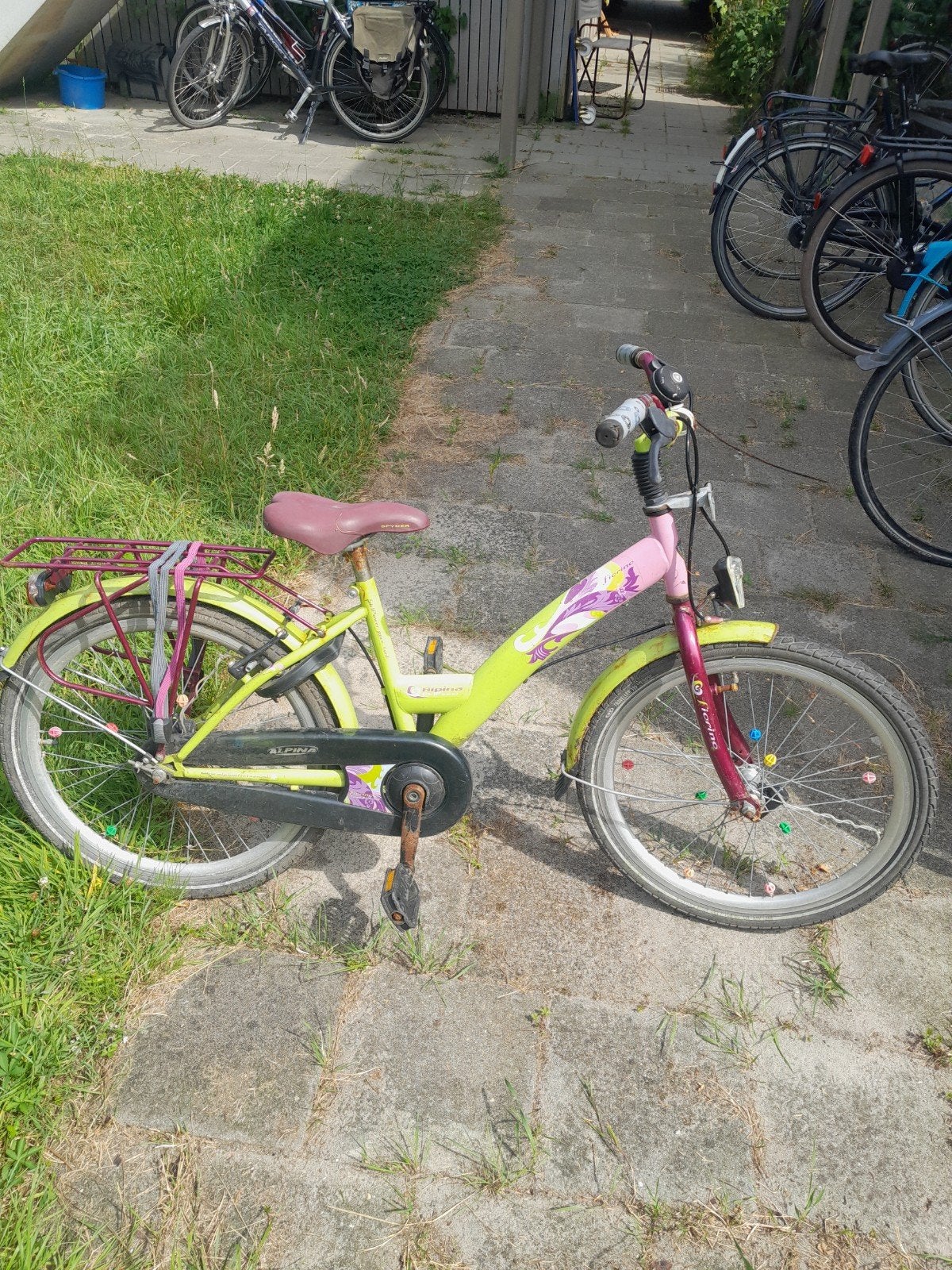 22 inch kinderfiets, Fietsen en Brommers, Fietsen | Meisjes, Ophalen, Gebruikt, 22 inch