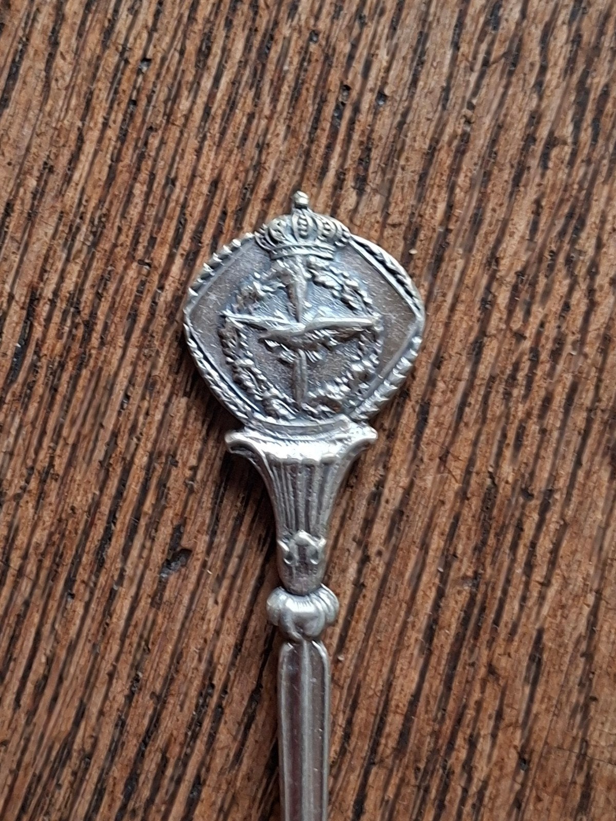 marine Luchtvaartdienst theelepeltje, Verzamelen, Ophalen of Verzenden, Landmacht, Nederland, Embleem of Badge