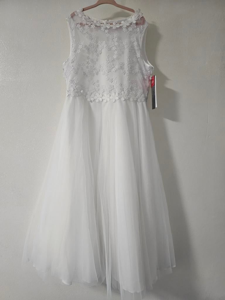 Prachtige witte kinder bruidsjurk / communiejurk, Verzenden, Nieuw, RING24 FASHION, Meisje