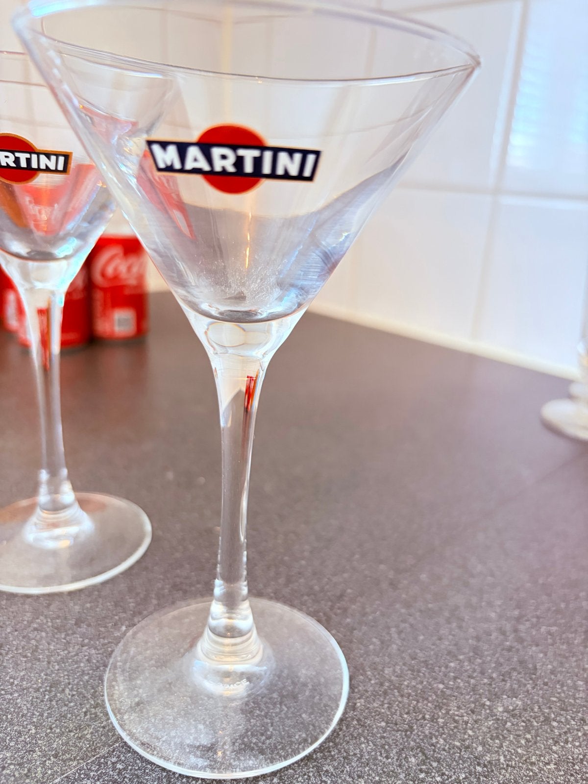 Set van 4 Vintage Martini Glazen, Ophalen