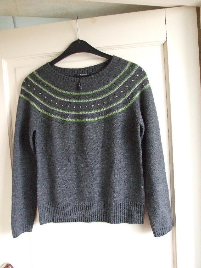 Betty Barclay grijze wollen trui met pailletjes 40, Kleding | Dames, Maat 38/40 (M), Betty Barclay, Ophalen of Verzenden, Zo goed als nieuw