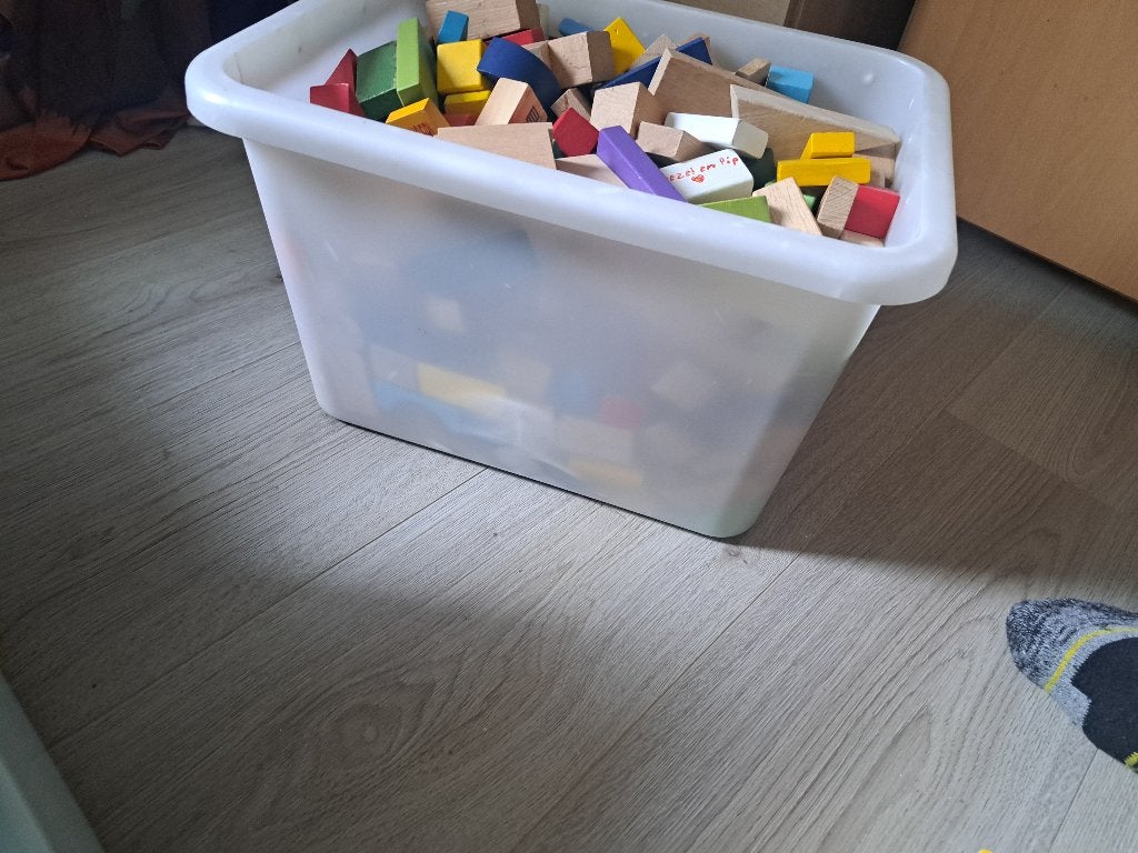 Houten blokken, Ophalen, Zo goed als nieuw