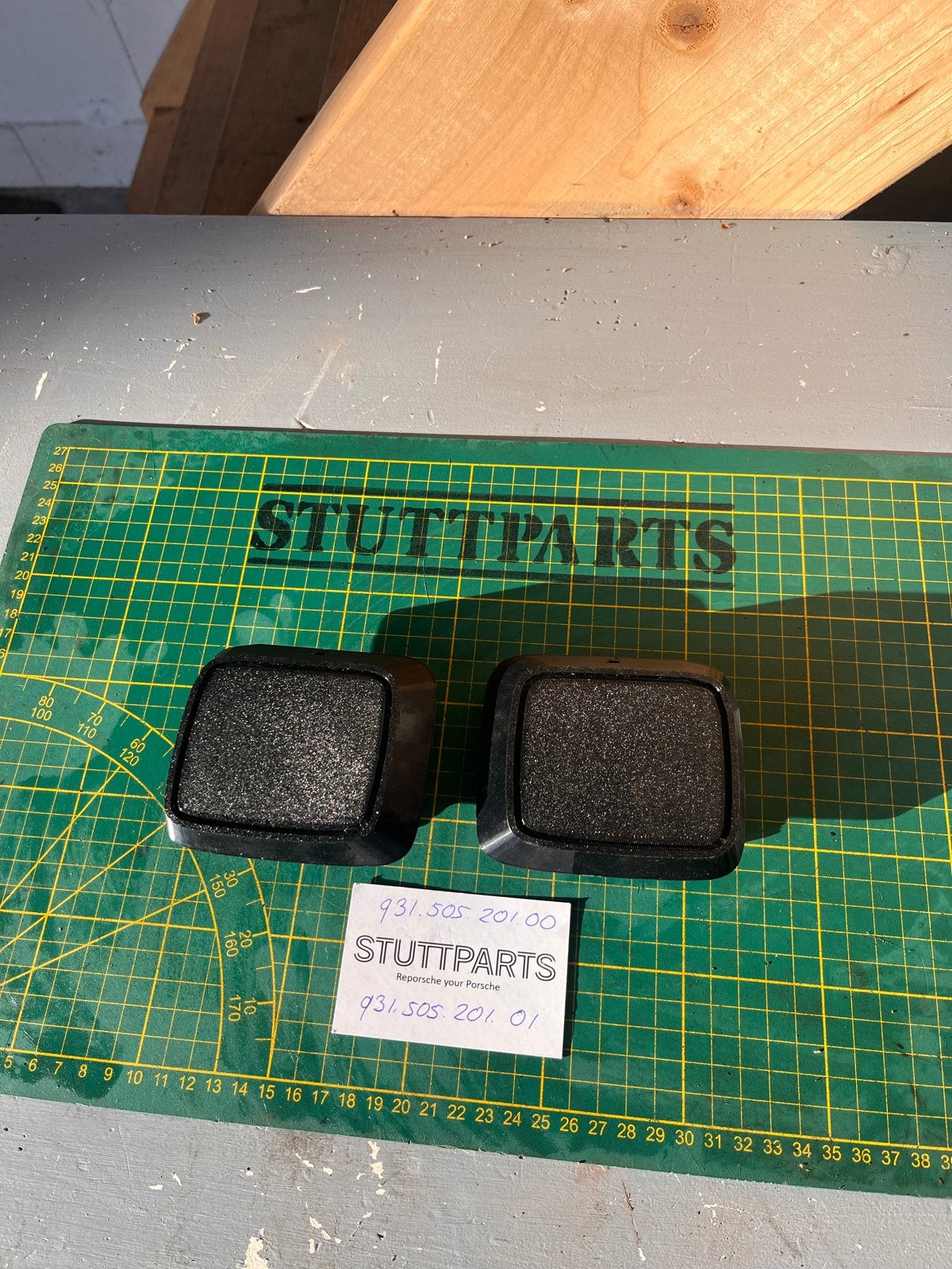Porsche 944 bumper stoot rubbers 3D, 3D print, Voor, Info@stuttparts.nl, Porsche