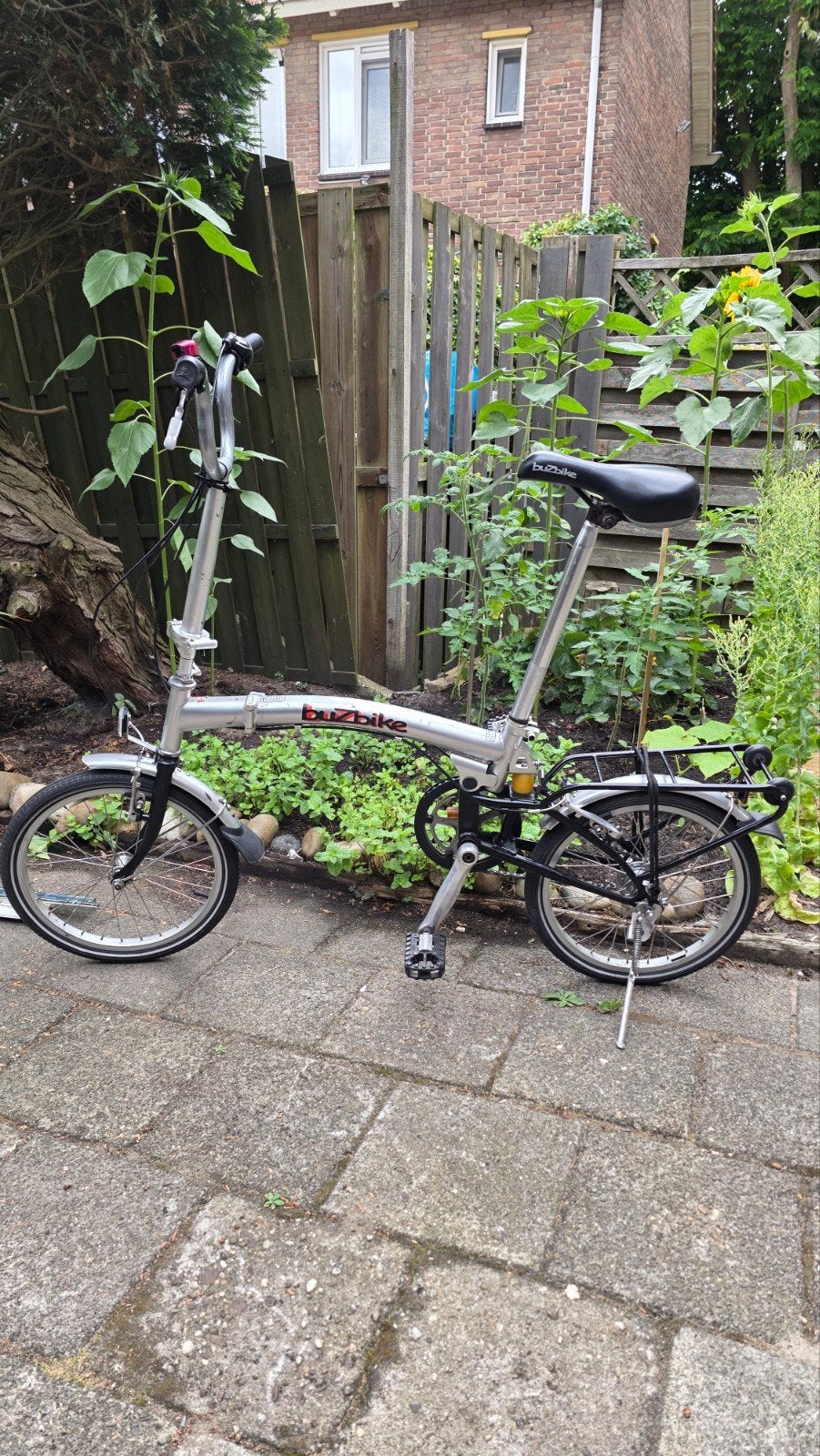Buzbike Vouwfiets met 3 Versnellingen, Fietsen en Brommers, Fietsen | Vouwfietsen, Ophalen, 16 tot 18 inch, Versnellingen, Zo goed als nieuw