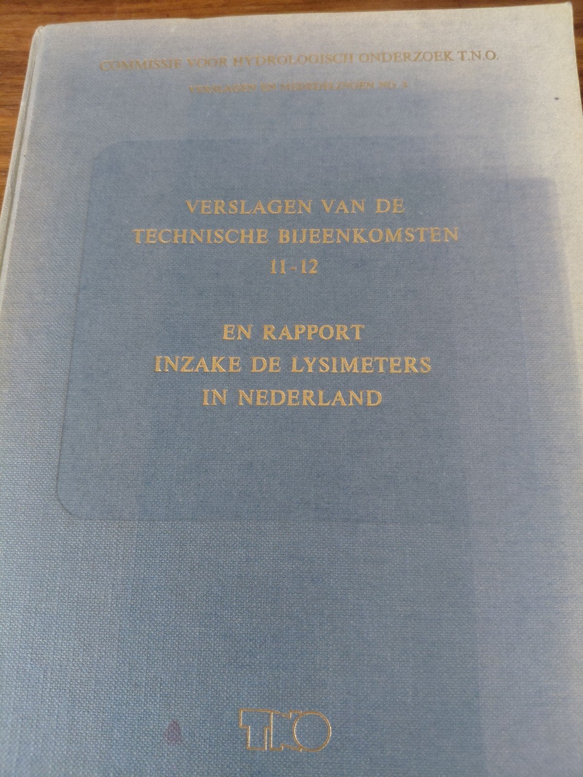 commissie voor hydrologisch onderzoek TNO, Ophalen of Verzenden, Gelezen