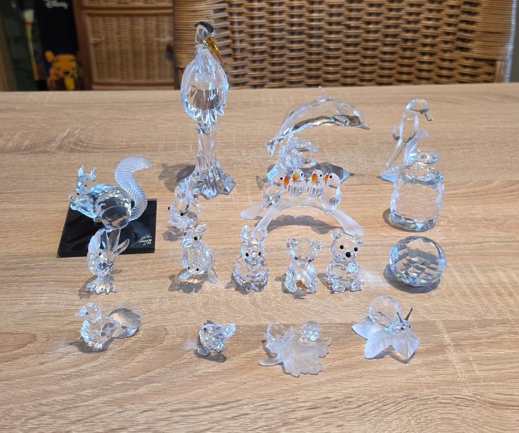 Grote Swarovski partij, Verzamelen, Swarovski, Ophalen of Verzenden, Zo goed als nieuw, Figuurtje
