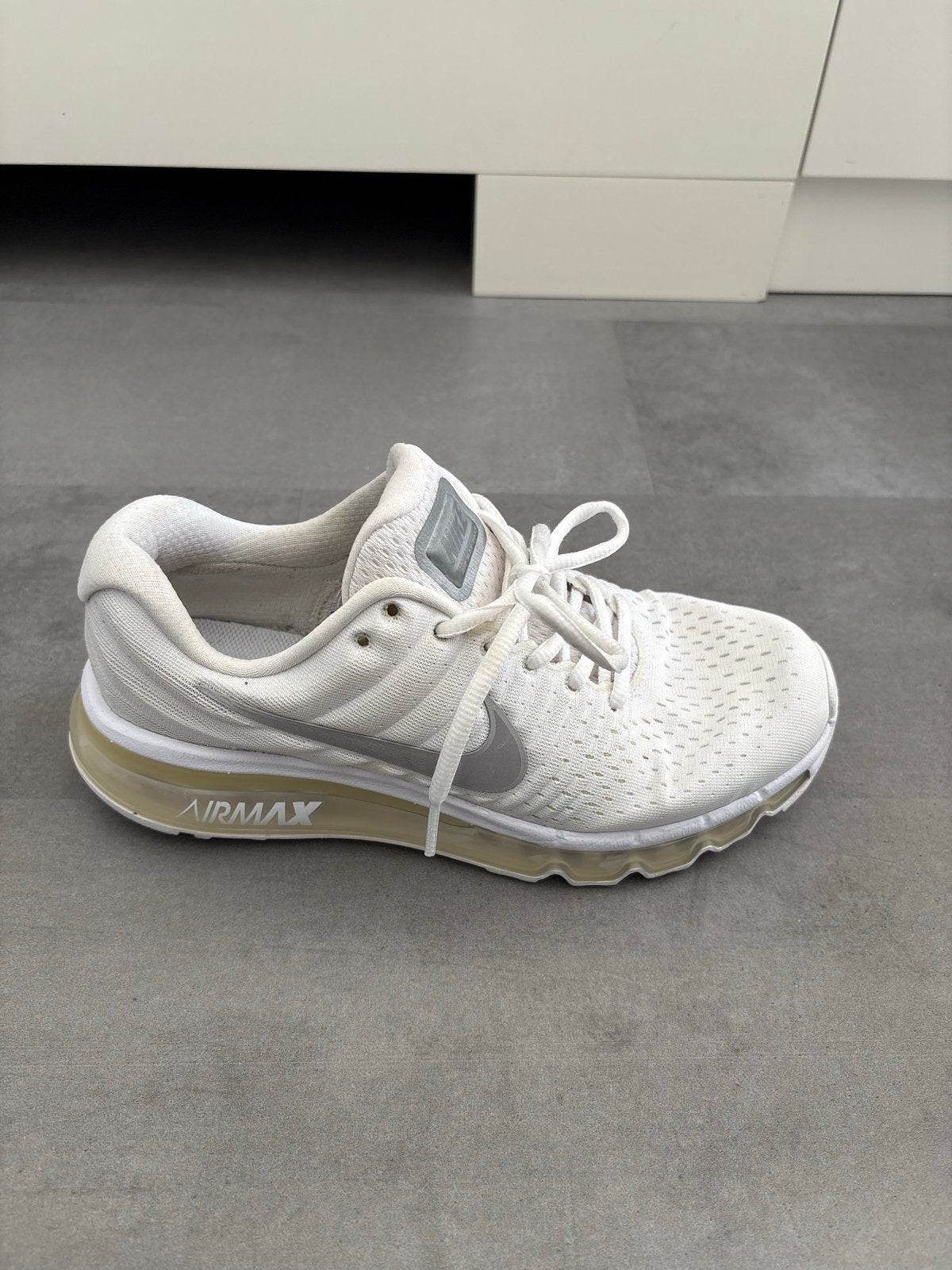 Nike Air Max 2017 - Witte sneakers maat 39, Verzenden, Wit, Sneakers of Gympen, Gedragen
