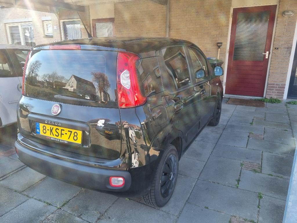 Fiat Panda 0.9 Twinair 48KW 2013 Zwart, Auto's, Stof, 31 €/maand, Panda, Zwart