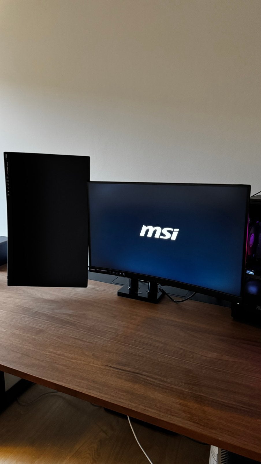 Curved Dual Monitor MSI Optix MAG271C & MAG241C Gasveer Arm, Computers en Software, Monitoren, Gaming, 101 t/m 150 Hz, Curved