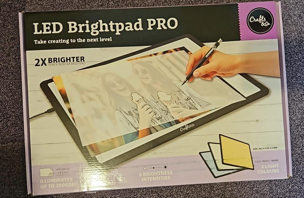 LED Brightpad PRO - Tekenlichtbak voor creatievelingen, Ophalen, Zo goed als nieuw, Overige typen