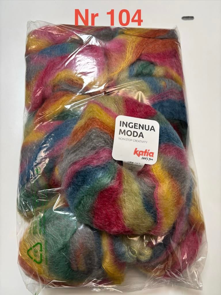 Katia Ingenua Moda in 7 kleurvariaties, Breien of Haken, Ophalen of Verzenden, Wolenzo, Wolenzo@ziggo.nl