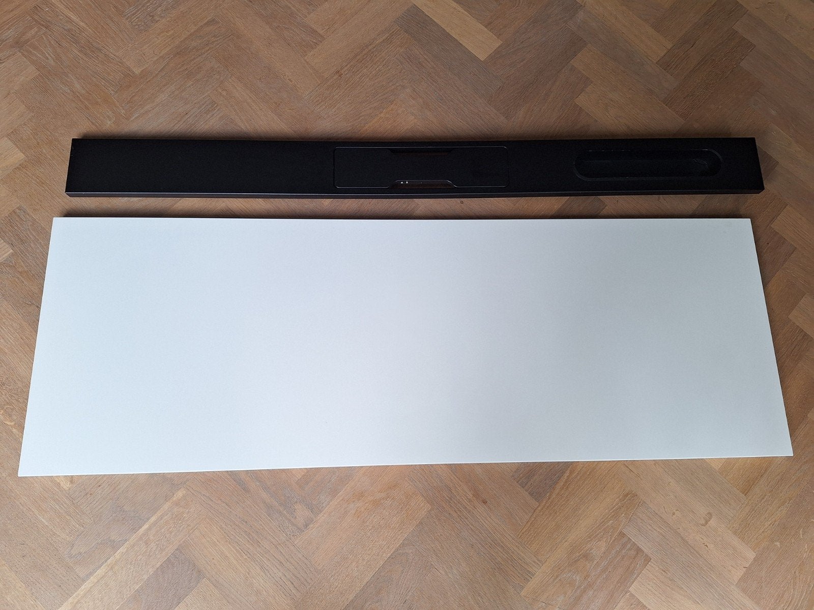Mittzon bureaublad en insteekmodule 140x60, Gebruikt, Verzenden, 140 cm, 60 cm