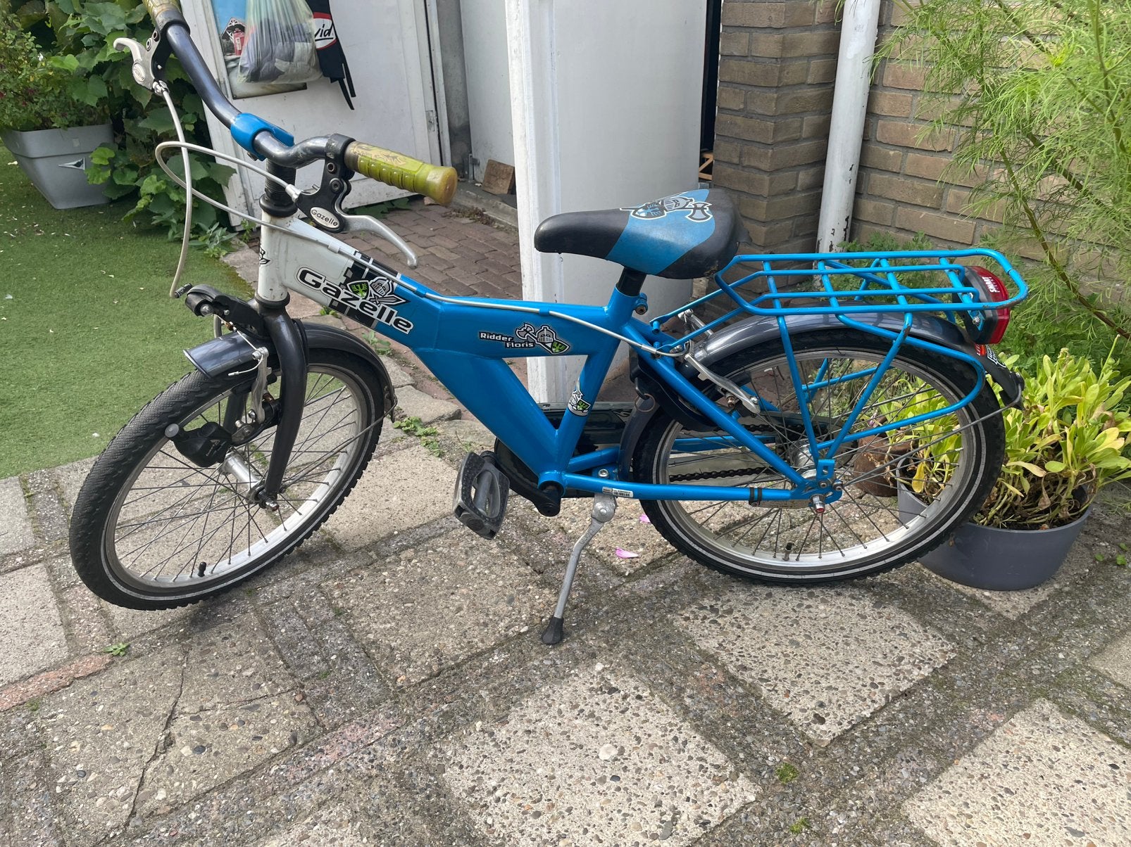 Gazelle kinderfiets  en Popal Jongensfiets 26 inch, Ophalen, Zo goed als nieuw, Terugtraprem, 20 inch of meer