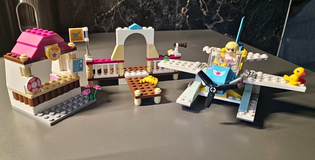 LEGO 3063 – Heartlake Vliegclub, Gebruikt, Lego, Compleet, Friends