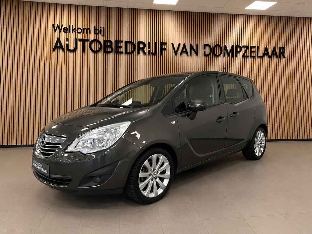 Opel Meriva 1.4 TURBO 120PK / COSMO UITV / LEDER / STOELVERW, Auto's, Opel, Voorwielaandrijving, Gebruikt, 4 cilinders, Automatische klimaatregeling