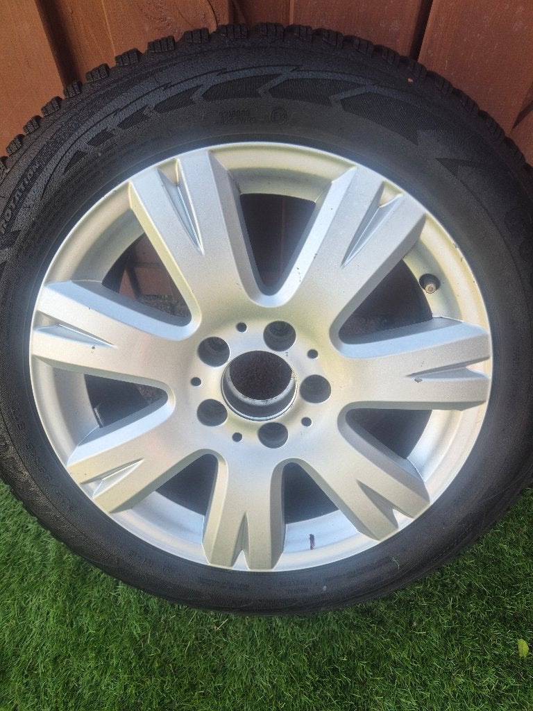 Aluminium velgen met goede bijna nieuwe winterbanden, Ophalen, Gebruikt, 16 inch, Banden en Velgen