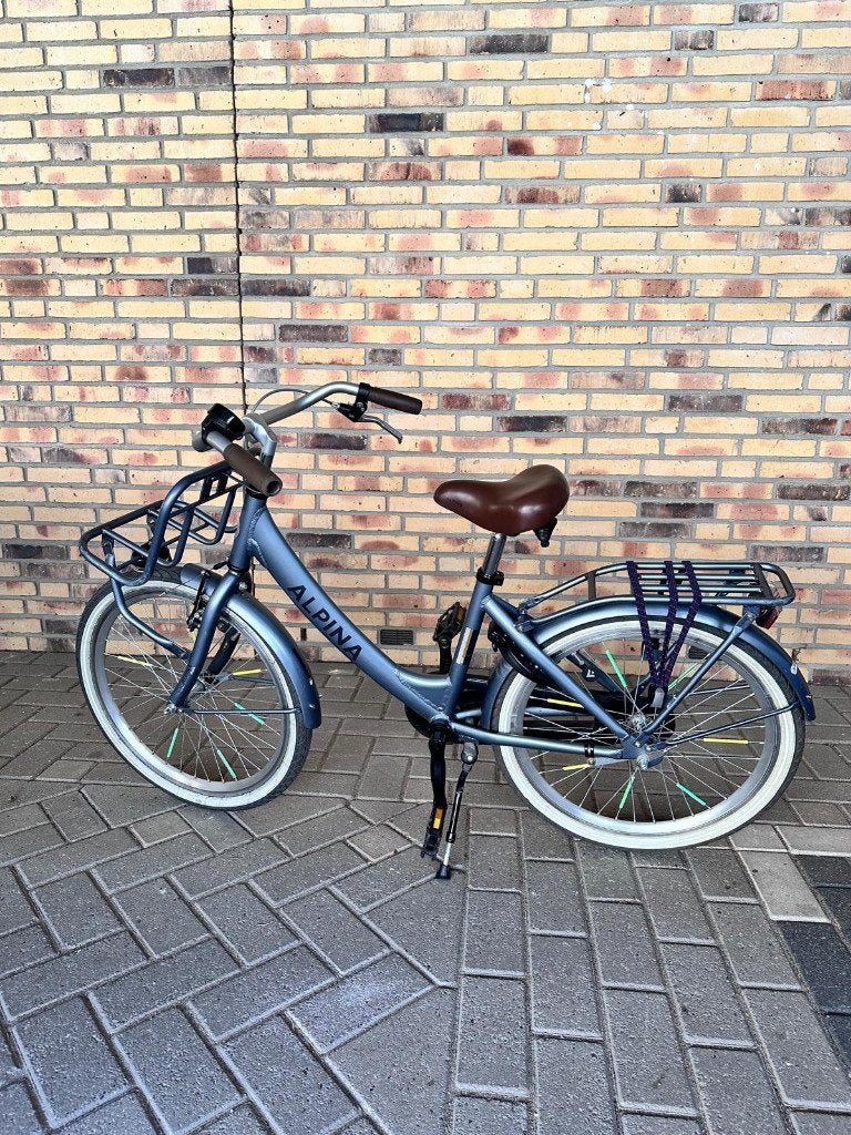 Alpina meisjesfiets 22-inch, Ophalen, Terugtraprem, Gebruikt, 22 inch
