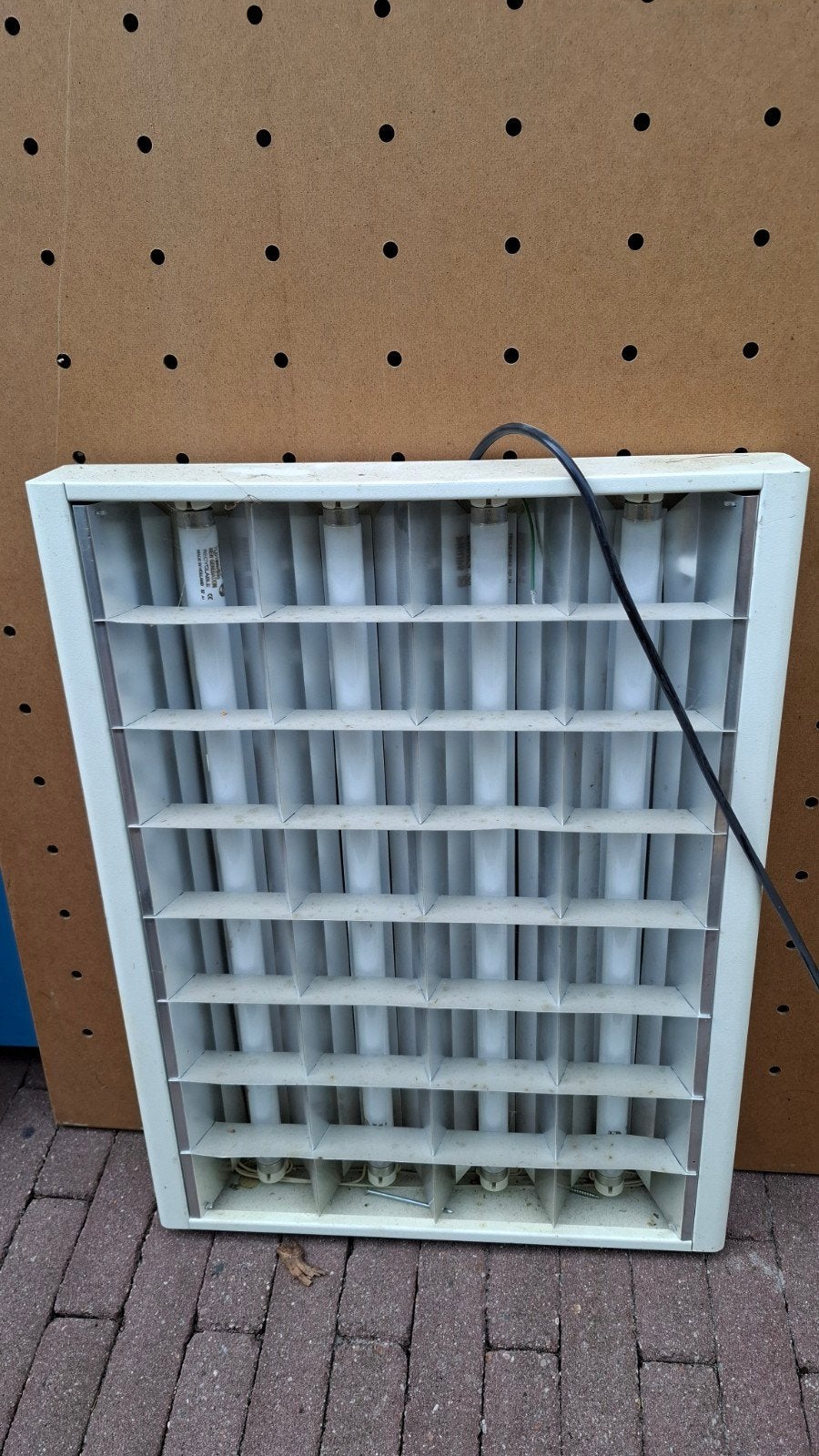 4 dubbele tl bak, Ophalen, Gebruikt, Minder dan 50 watt, Lamp