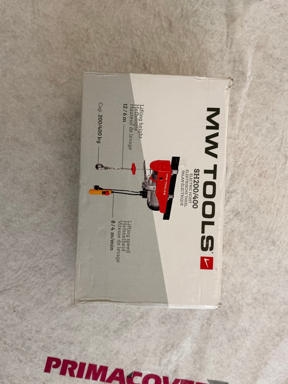 MW Tools SH200/400 Elektrische Takel - Nieuw in Doos, Doe-het-zelf en Verbouw, Ophalen of Verzenden, Nieuw, Elektrisch