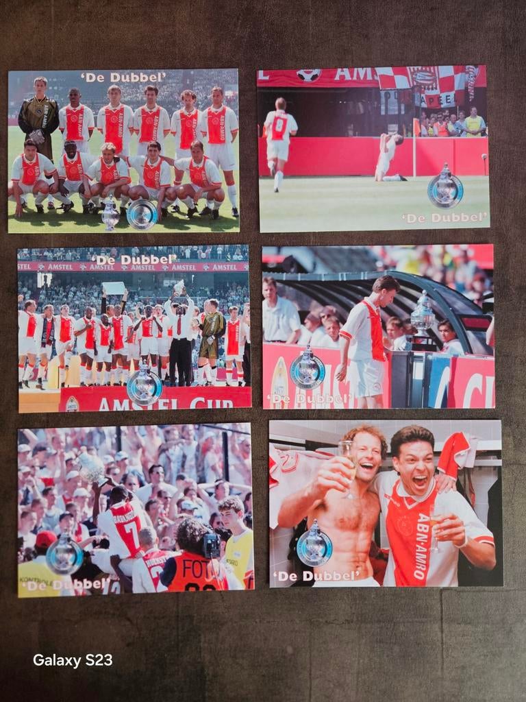 Ajax Kampioenskaarten de dubbel 1998 set van 11 kaarten, Ophalen of Verzenden, Nieuw, Ajax