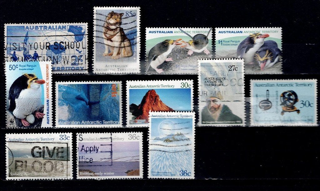 Australian Antarctic Territory, Verzenden, Gestempeld